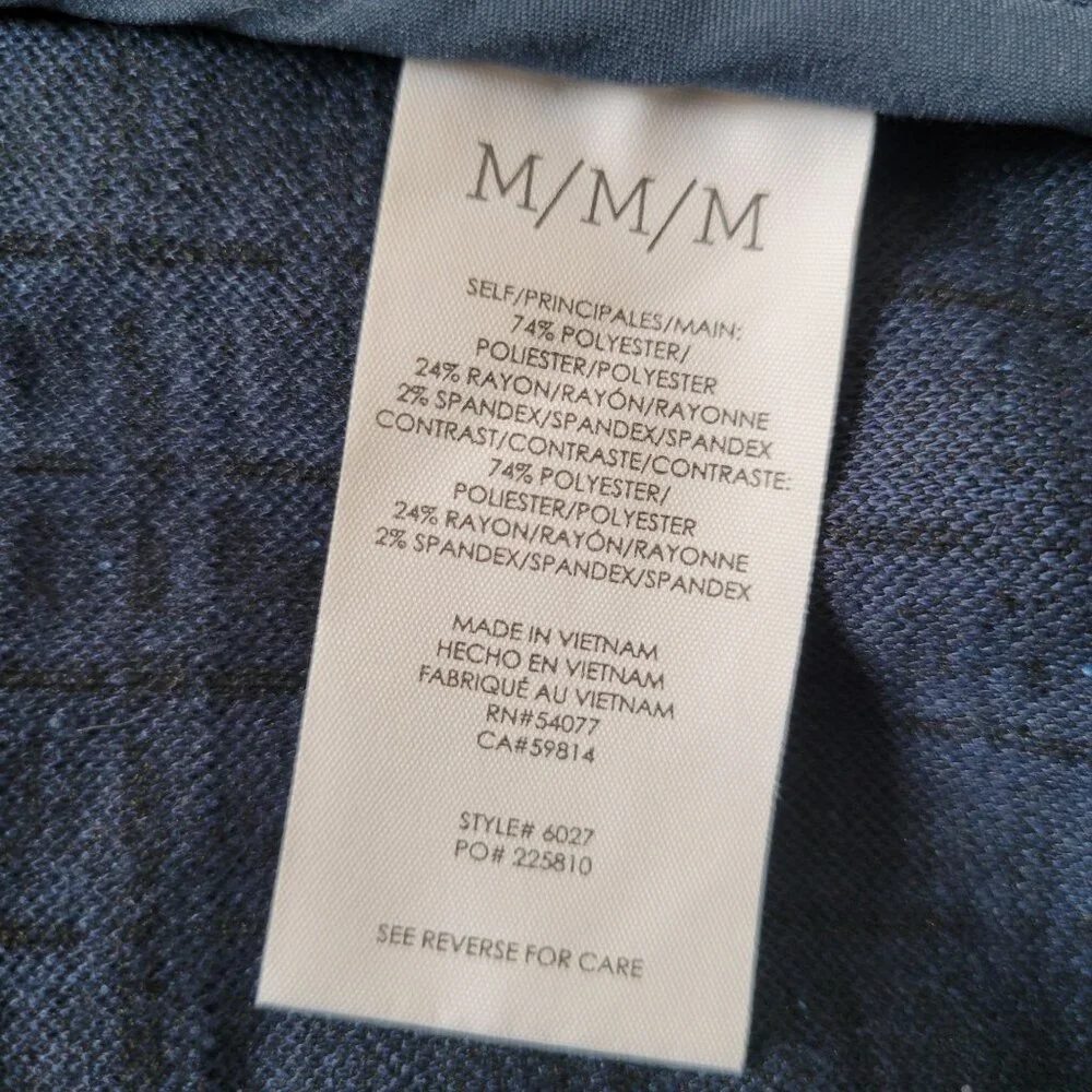 CAbi Blue Textured Blazer